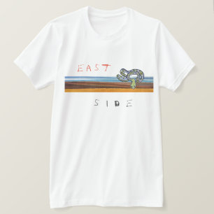 T-shirt Pièce en t de côté est