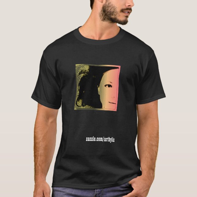 T-shirt Pièce en t de coucher du soleil de Hollywood (Devant)