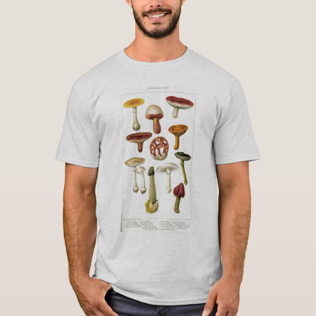 T-shirt Pièce en t de cru de champignons de Poisonus (Devant)