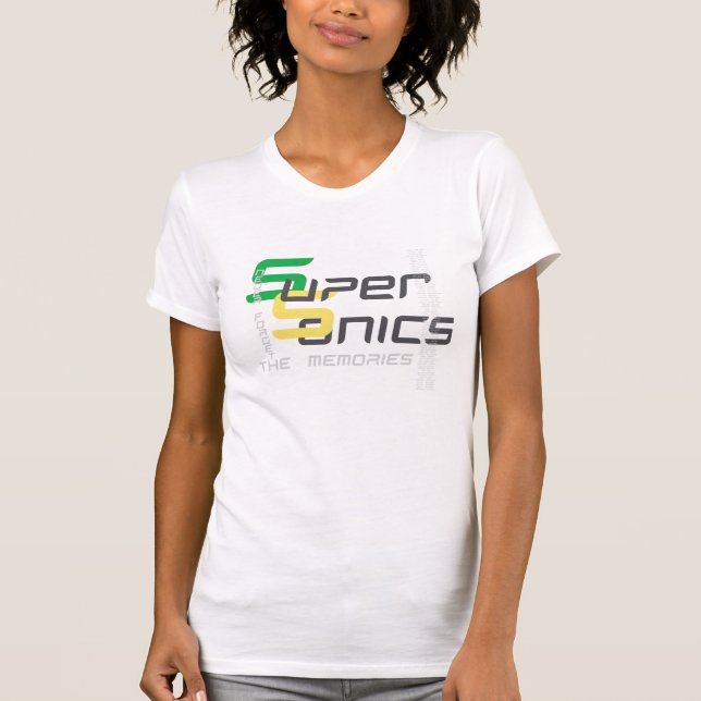 T-shirt Pièce en t de cru de SuperSonics (Devant)