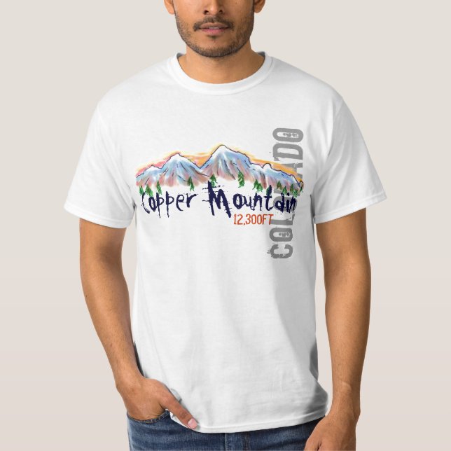 T-shirt Pièce en t de cuivre de valeur d'altitude du (Devant)