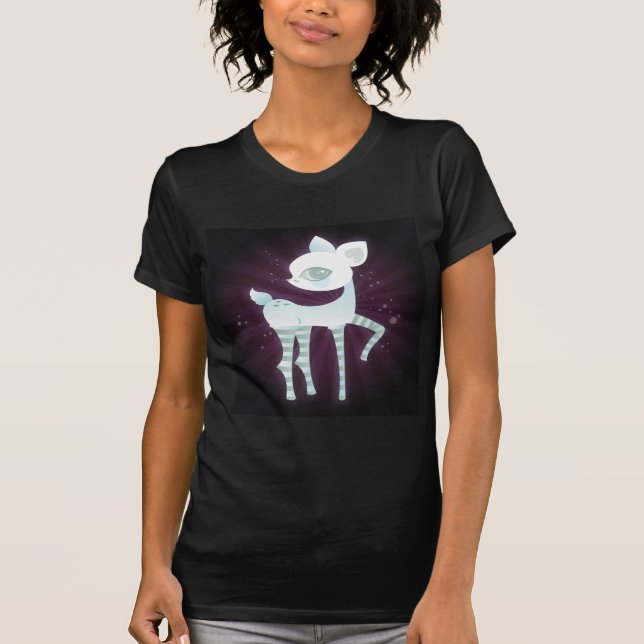 T-shirt Pièce en t de Deerie de fantôme (Devant)