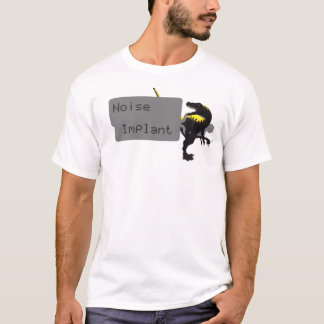 T-shirt Pièce en t de Dino d'implant de bruit
