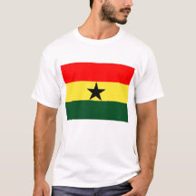 Pièce en t de drapeau du Ghana
