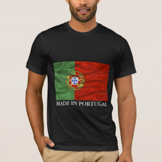 T-shirt Pièce en t de drapeau du Portugal