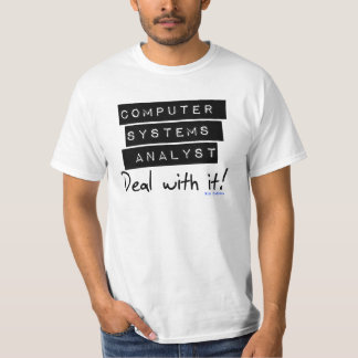 T-shirt Pièce en t de fan d'analyste fonctionnel de