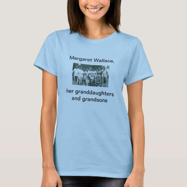 T-shirt Pièce en t de ferme de Wallace de grand-maman (Devant)