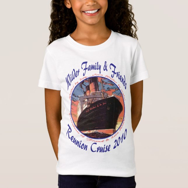T-Shirt Pièce en t de filles (Devant)