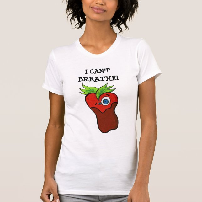 T-shirt Pièce en t de FRAISE de CHOCOLAT (Devant)