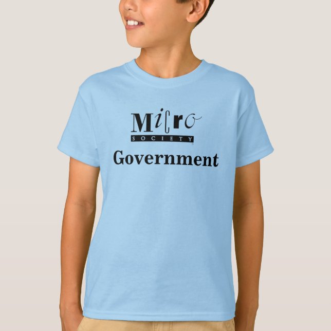 T-shirt Pièce en t de gouvernement (Devant)
