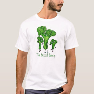 T-shirt Pièce en t de groupe de brocoli