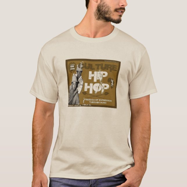 T-shirt Pièce en t de hip hop de culture (Devant)