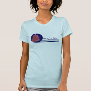 T-shirt Pièce en t de Holler de la grenouille des femmes