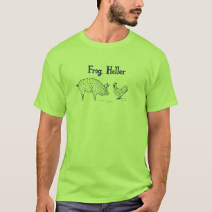 T-shirt Pièce en t de Holler de la grenouille des hommes
