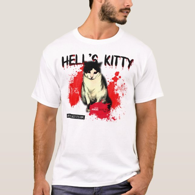 T-shirt Pièce en t de Kitty de l'enfer - avant (Devant)