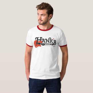 T-shirt Pièce en t de la guitare de Hank en rouge