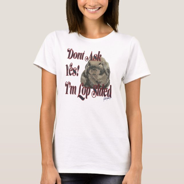 T-shirt Pièce en t de la Hollande Lop (Devant)