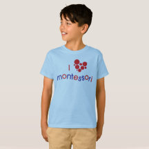 Pièce en t de la jeunesse d'I <3 Montessori