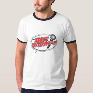 T-shirt Pièce en t de la sonnerie des hommes - noir