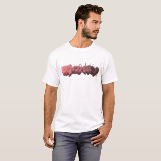 T-shirt Pièce en t de ligne d'ordures