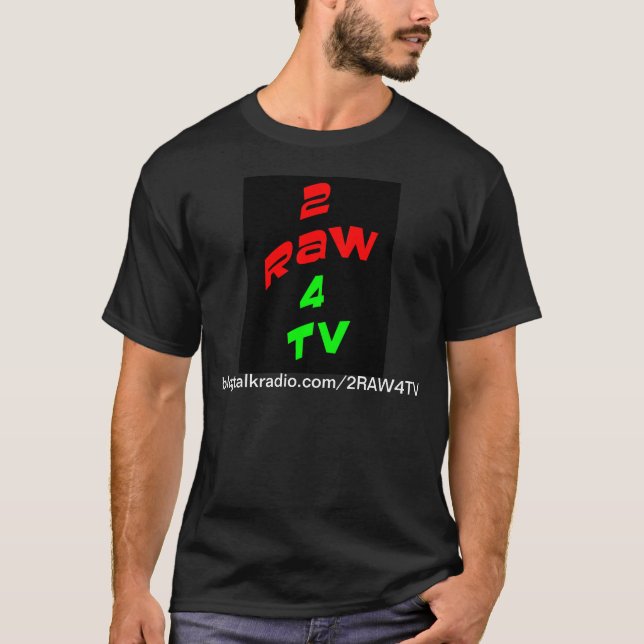 T-shirt PIÈCE EN T de l'OBSCURITÉ 2RAW4TV (Devant)