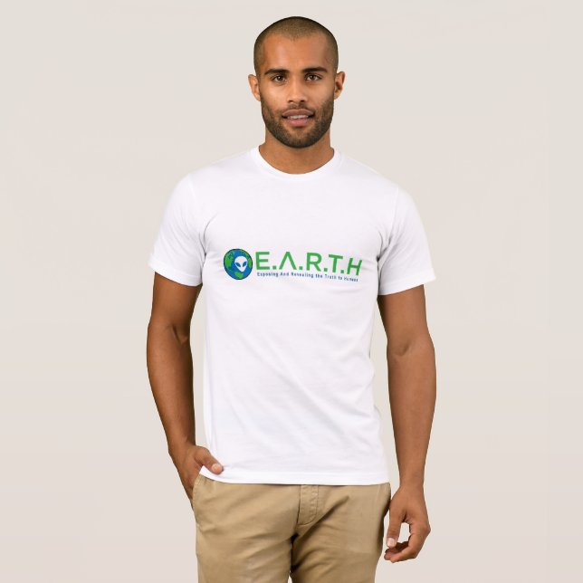 T-shirt Pièce en t de logo d'E.A.R.T.H (Devant entier)