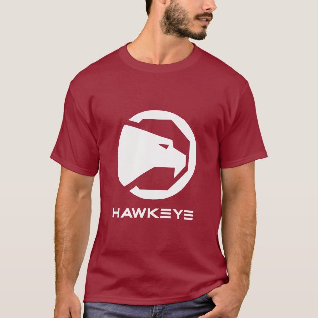 T-shirt Pièce en t de logo de Hawkeye (Devant)