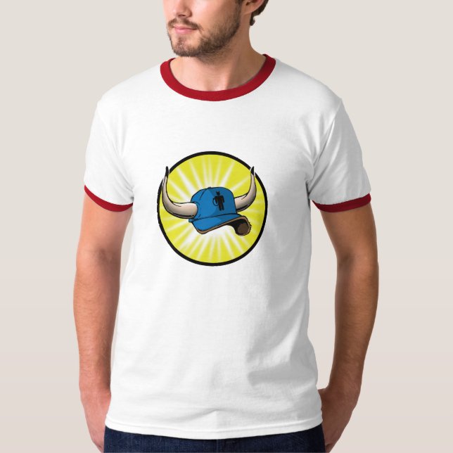 T-shirt Pièce en t de logo de Jeff (Devant)