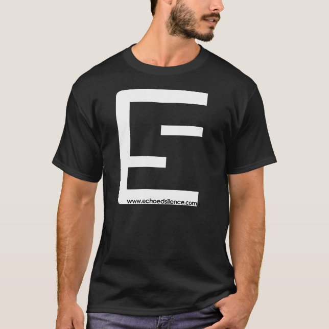 T-shirt Pièce en t de logo de l'es des hommes (options (Devant)
