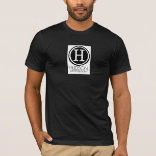 T-shirt Pièce en t de logo de photographie du Hudson