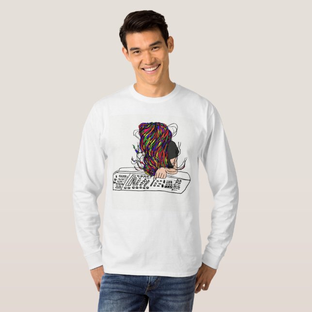 T-shirt Pièce en t de logo de Waxbabe Bassnectar (Devant entier)