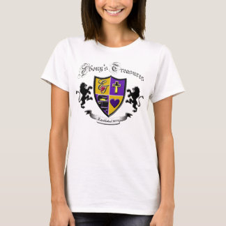 T-shirt Pièce en t de logo des trésors du bois d'ébène