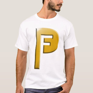 T-shirt Pièce en t de logo d'or de productions de Frey