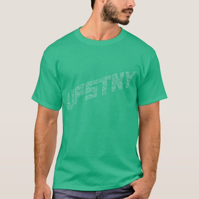 T-shirt Pièce en t de l'UPSTNY des hommes (Devant)