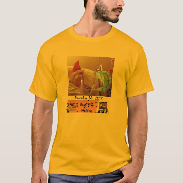 T-shirt Pièce en t de marche d'homme mort (Devant)