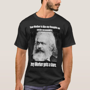 T-shirt pièce en t de marx