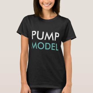 T-shirt Pièce en t de modèle de magazine de POMPE