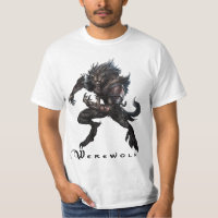 Pièce en t de monstre - loup-garou