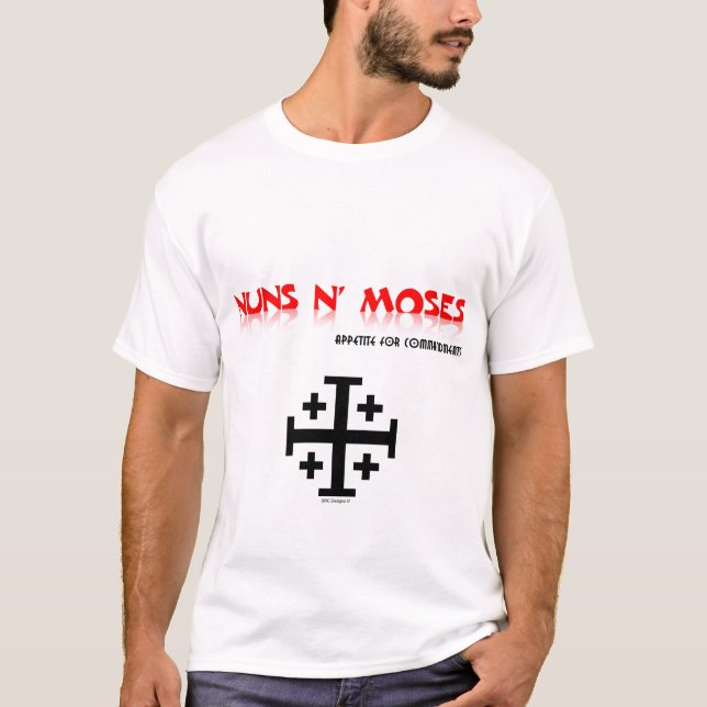 T-SHIRT PIÈCE EN T DE N MOÏSE DE NONNES (Devant)