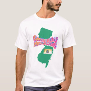 T-shirt Pièce en t de New Jersey de Geocaching