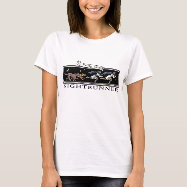 T-shirt Pièce en t de Nightrunner des femmes (Devant)