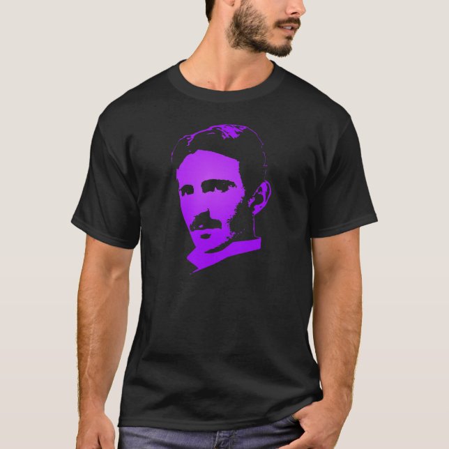 T-shirt Pièce en t de Nikola Tesla (Devant)