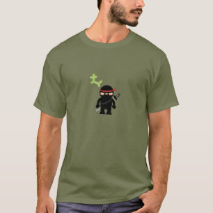 T-shirt Pièce en t de Ninja de clown