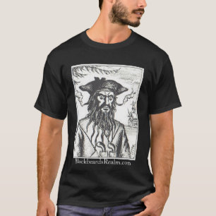 T-shirt Pièce en t de noir du royaume de Blackbeard