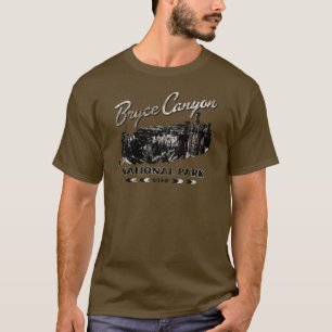 T-shirt Pièce en t de parc national de canyon de Bryce