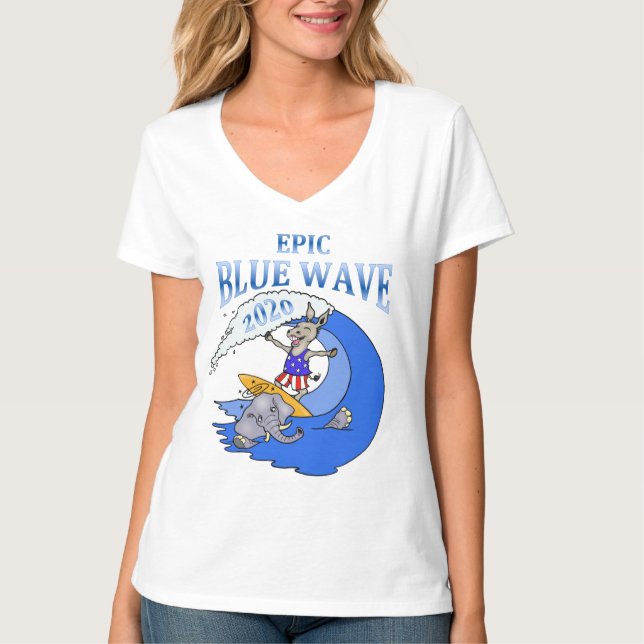 T-shirt Pièce en t de Parti démocrate (Devant)