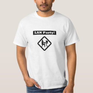 T-shirt Pièce en t de partie de LAN