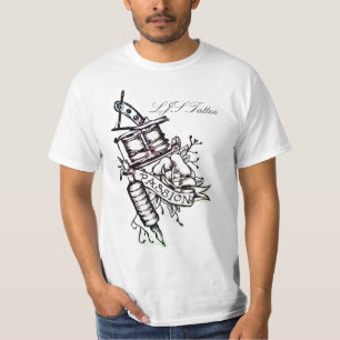 T-shirt Pièce en t de passion de machine de tatouage