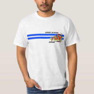 T-shirt Pièce en t de patineur de vitesse