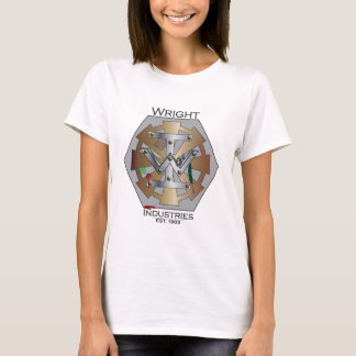 T-shirt Pièce en t de personnel d'industries de Wright
